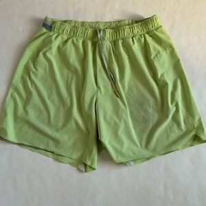 Lululemon Men's Green Athletic Shorts Size L